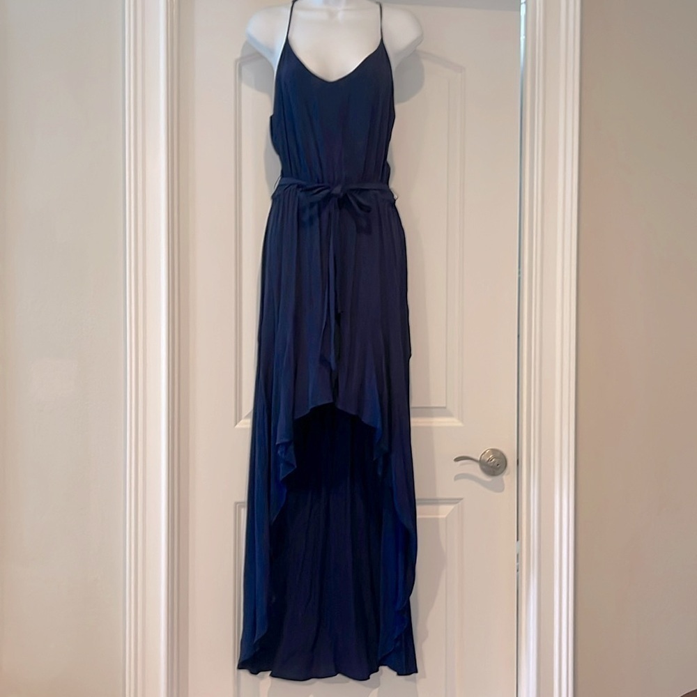 Navy blue Wayf maxi dress M